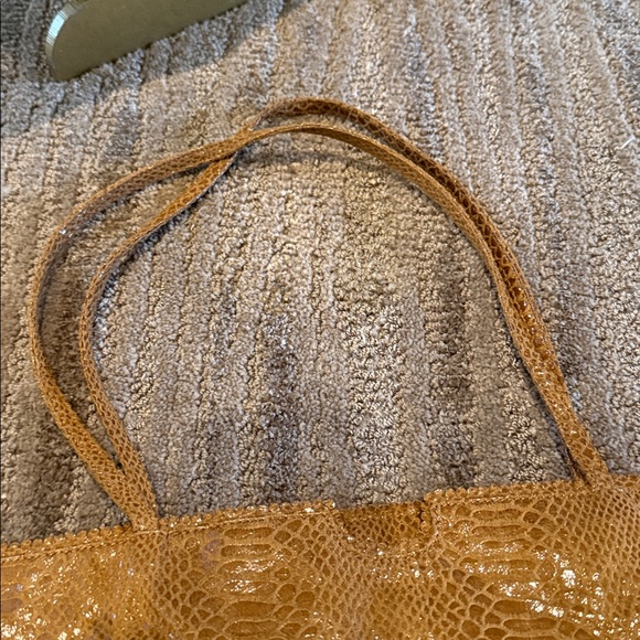 Carlos Falchi Vegan Python Tote Bag - Picture 2 of 6